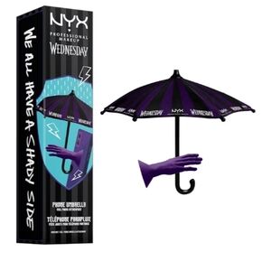 2/$10 NYX Wednesday Purple and Black Phone Umbrella